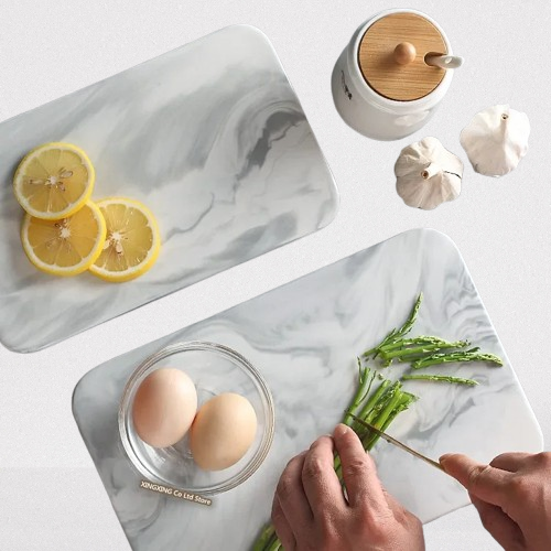 Planche à découper en marbre